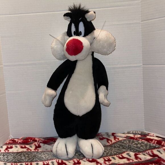 Vintage ACE Looney Tunes Large 21”Sylvester Cat Plush - Picture 1 of 8